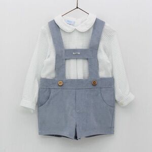 Foque Blue dungarees & shirt